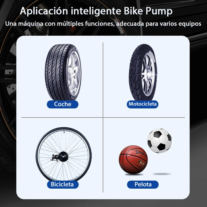 Wireless Electric Tire Inflator – Car, Motorcycle & Bike Air Pump