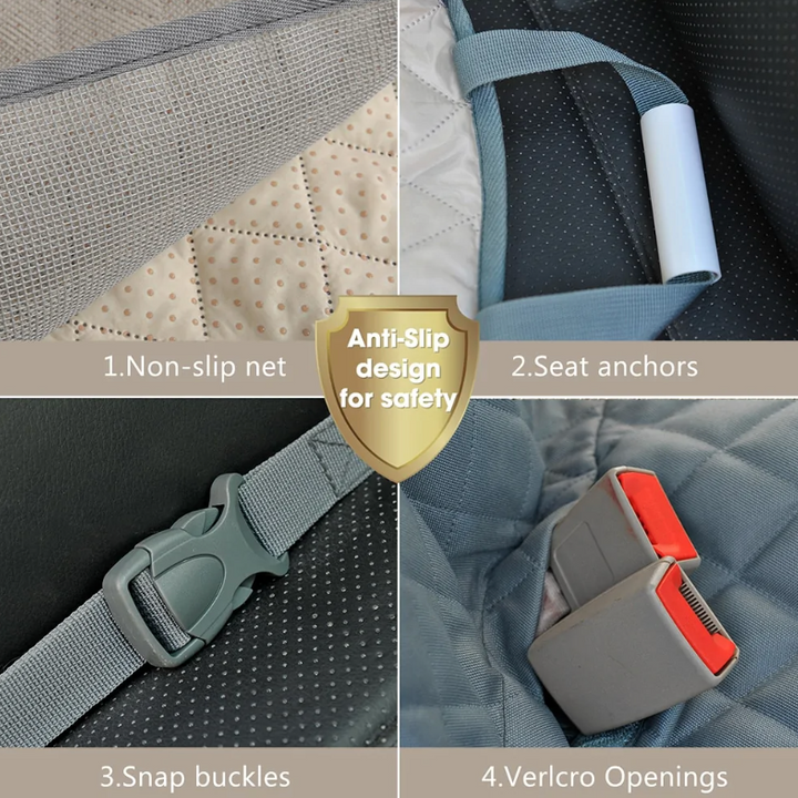 Waterproof Dog Car Seat Cover with Visual Window – Heavy Duty, 2 Sizes