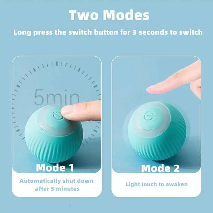 Smart Automatic Cat Ball Toy – Self-Moving Interactive Toy for Indoor Cats
