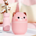 Cat Humidifier 250ml – Ultrasonic Aromatherapy Diffuser with Night Light, USB