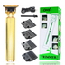 Vintage USB Electric Hair Trimmer – 4 Clipper Heads, ABS & Metal, Universal Voltage