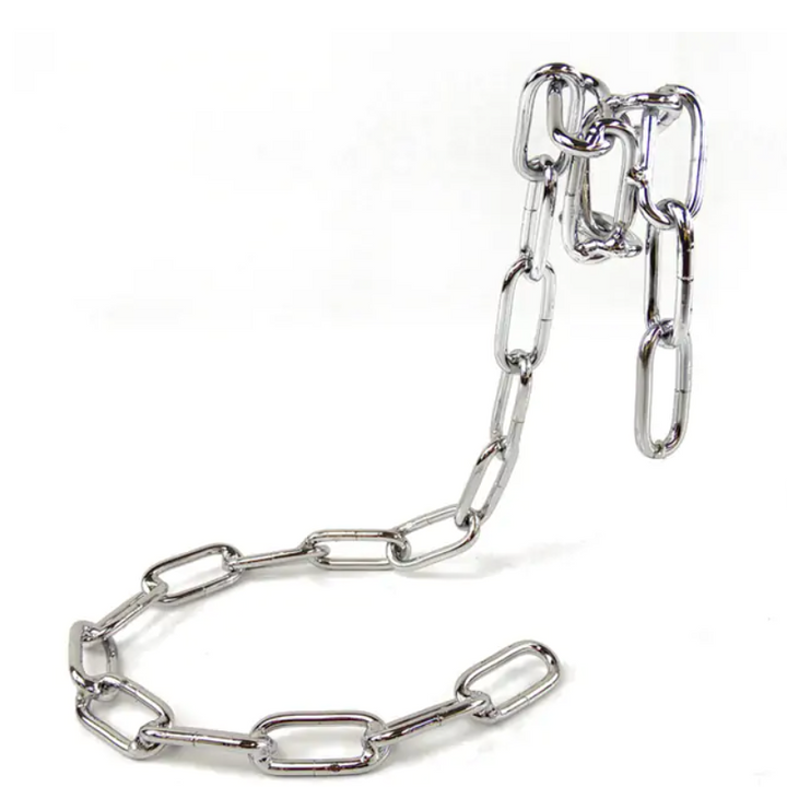 Iron Chain Wine Bottle Holder – Suspended Display Stand, Home Bar Decor, 3 Finishes