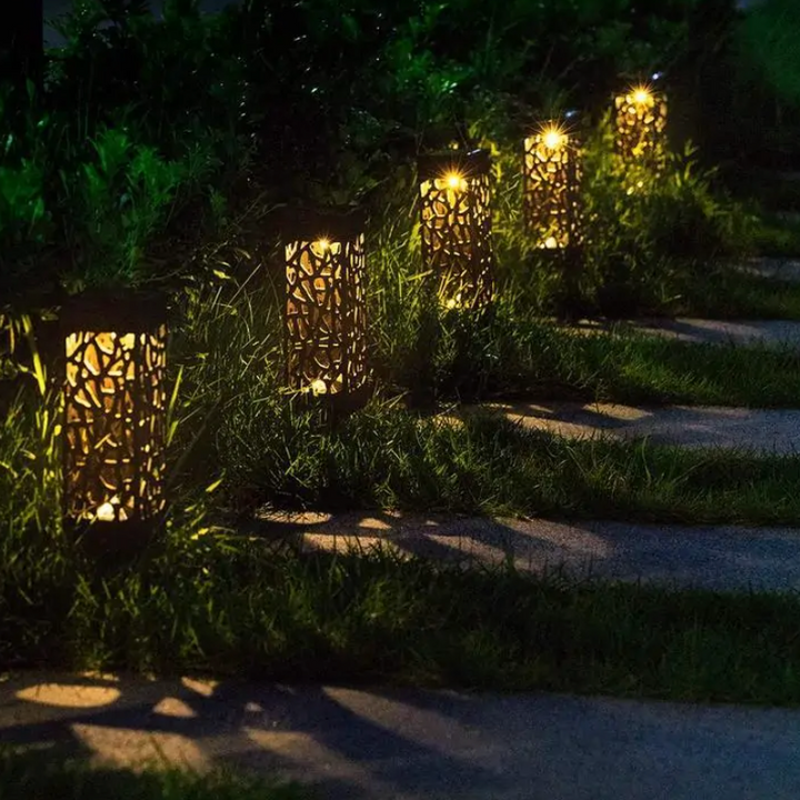 Solar Powered Vintage Garden Light – Waterproof, Motion Sensor, IP44, Outdoor